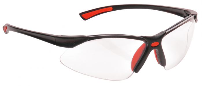 Portwest PW37 - Bold Pro Safety Spectacles - Red